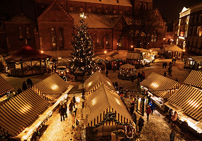 christmas market riga latvia