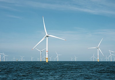 wind turbine in the sea